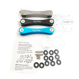 Aviation Aluminum Portable Key Clip Organizer Set