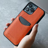 Leather Card Holder Business Phone Case Card Holder