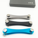 Aviation Aluminum Portable Key Clip Organizer Set