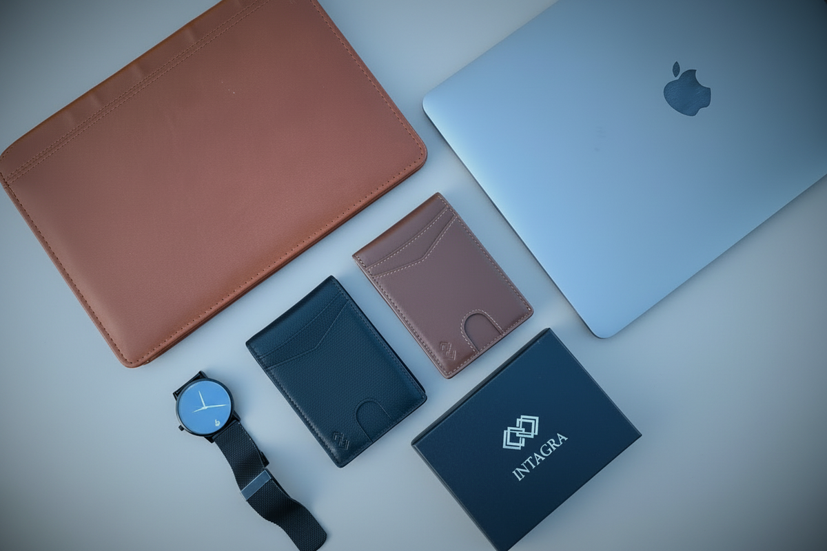 INTAGRA minimalist wallet for men everyday carry lifestyle
